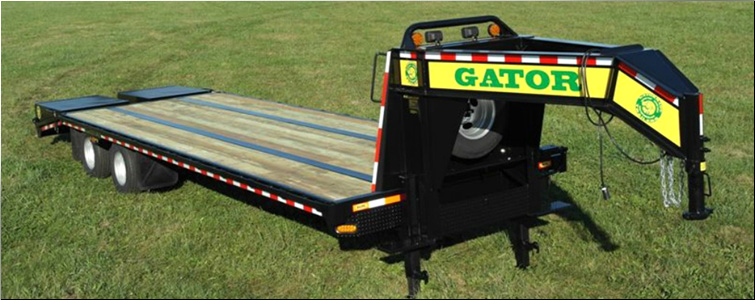 GOOSENECK TRAILER 30ft tandem dual - all heavy-duty equipment trailers special priced  Martin County, Kentucky