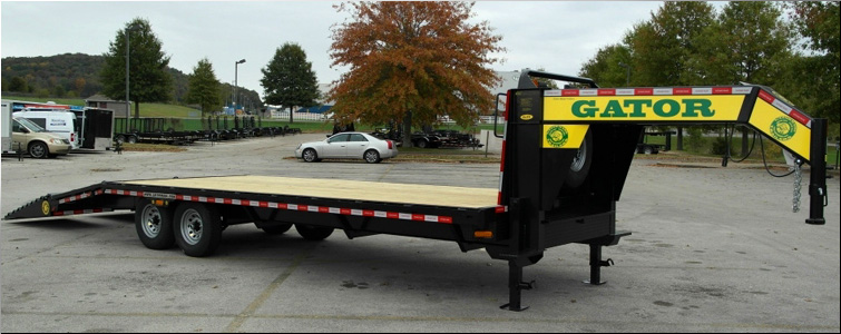 Gooseneck flat bed trailer for sale14k  Martin County, Kentucky